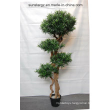 Podocarpus Tree Artificial Plant Potted for Hotel Decoration (45854)